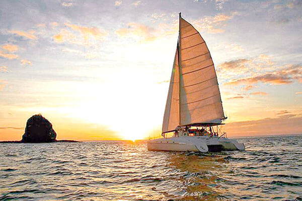 Sunset Catamaran Cruise on the West Coast